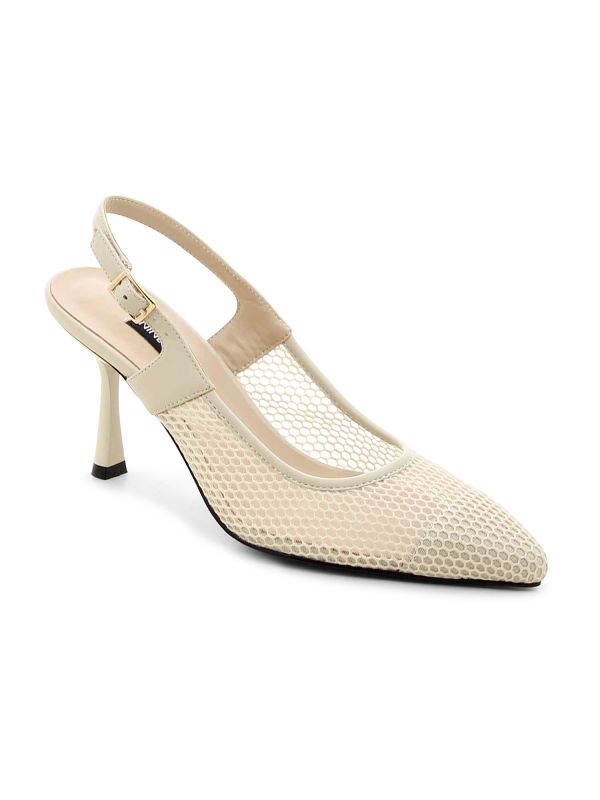 נעלי רשת עם עקב סטילטו לנשים