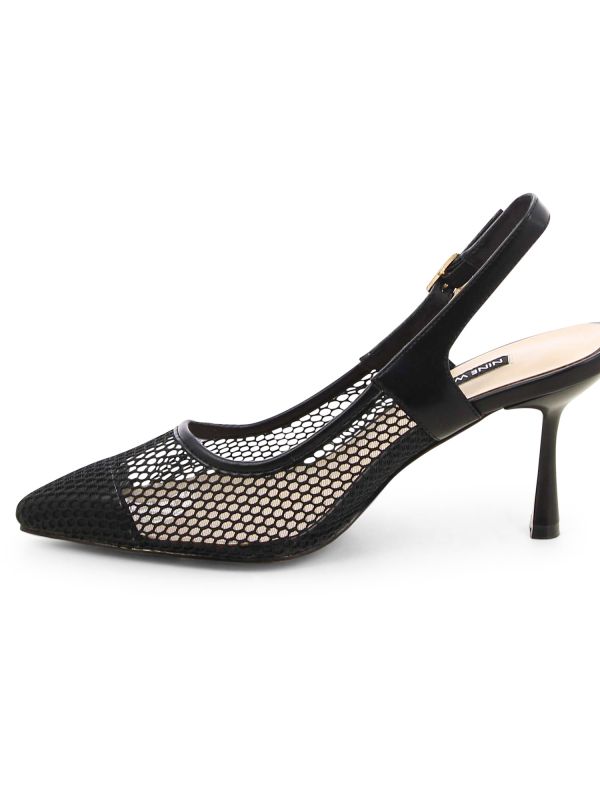 נעלי רשת עם עקב סטילטו לנשים