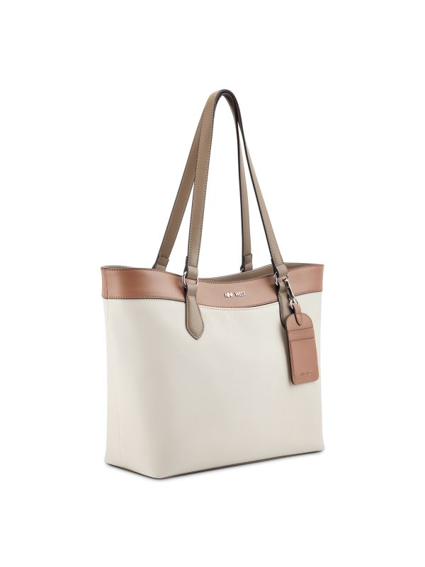 תיק נשיאה בשני גוונים לנשים