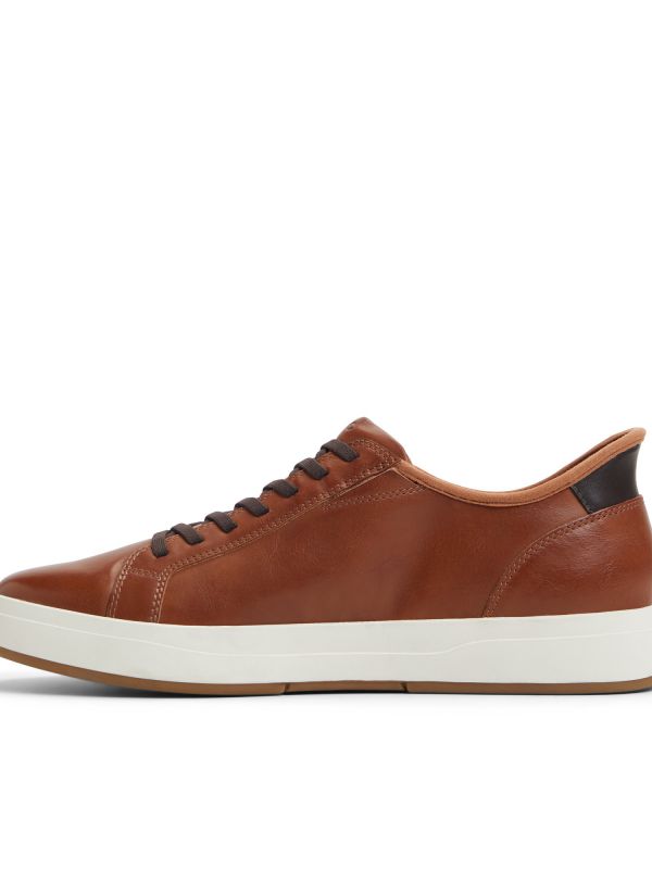 SCOTTIE - נעלי סניקרס במראה עור לגברים