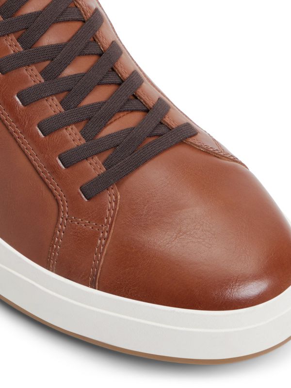 SCOTTIE - נעלי סניקרס במראה עור לגברים