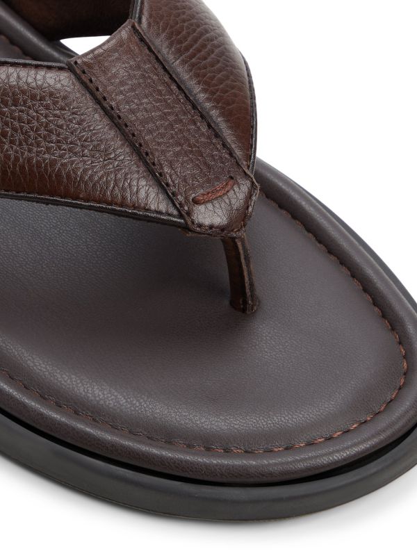 TAZZO -נעלי אצבע מעור לגברים