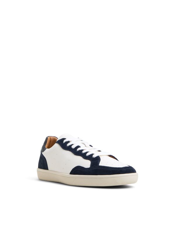 WILDBROOK - נעלי סניקרס מעור בשני גוונים לגברים