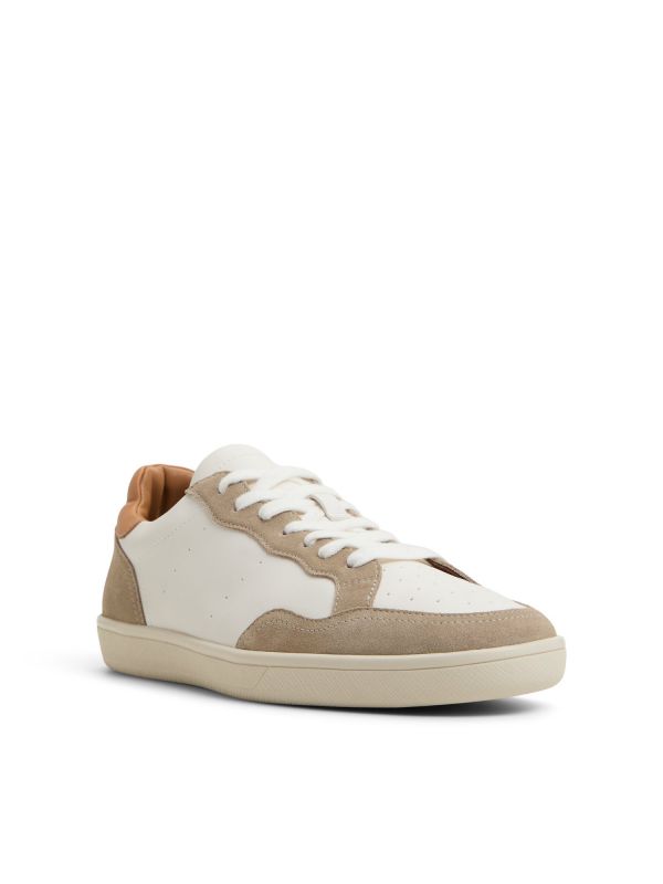 WILDBROOK - נעלי סניקרס מעור בשני גוונים לגברים