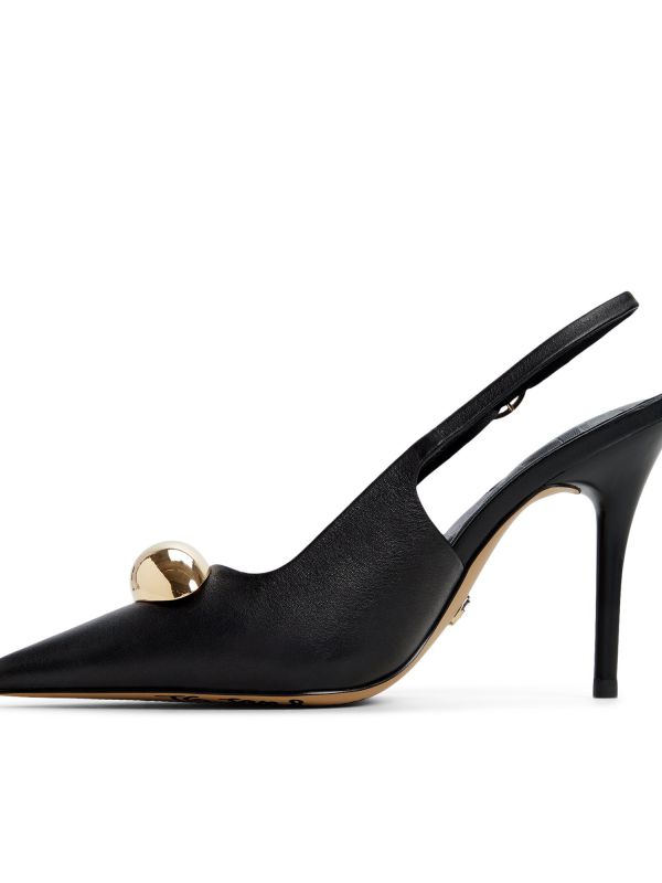 CAMBERLEY - נעלי עקב סירה עם תכשיט מוזהב לנשים