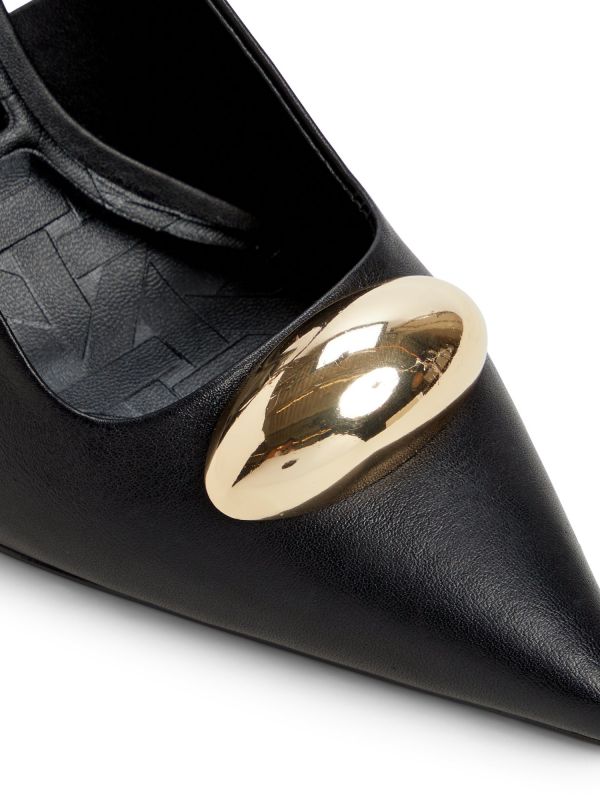 CAMBERLEY - נעלי עקב סירה עם תכשיט מוזהב לנשים