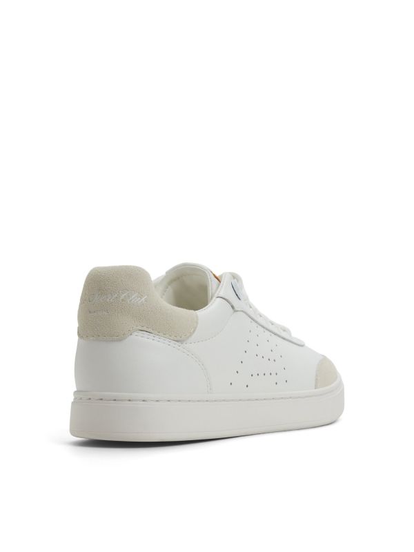 CLUBSPORT - נעלי סניקרס מעור עם דוגמא מחוררת לנשים