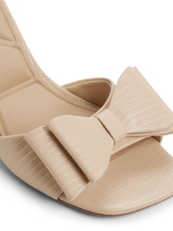 DISTINGUISHED - כפכפי עקב אלגנטיים עם פפיון לנשים