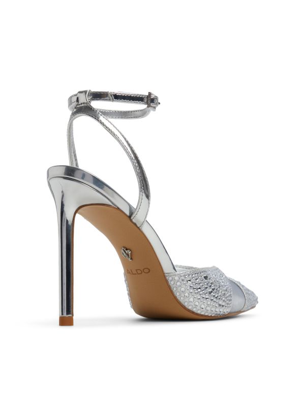 DUNMERE - נעלי סירה עם אבנים ועקב שקוף לנשים