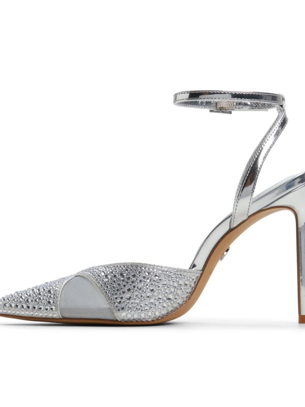 DUNMERE - נעלי סירה עם אבנים ועקב שקוף לנשים