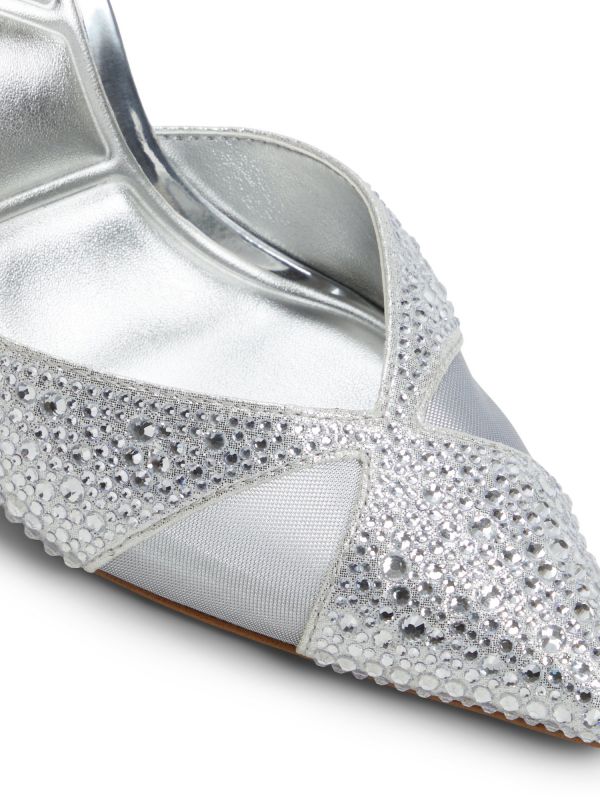 DUNMERE - נעלי סירה עם אבנים ועקב שקוף לנשים