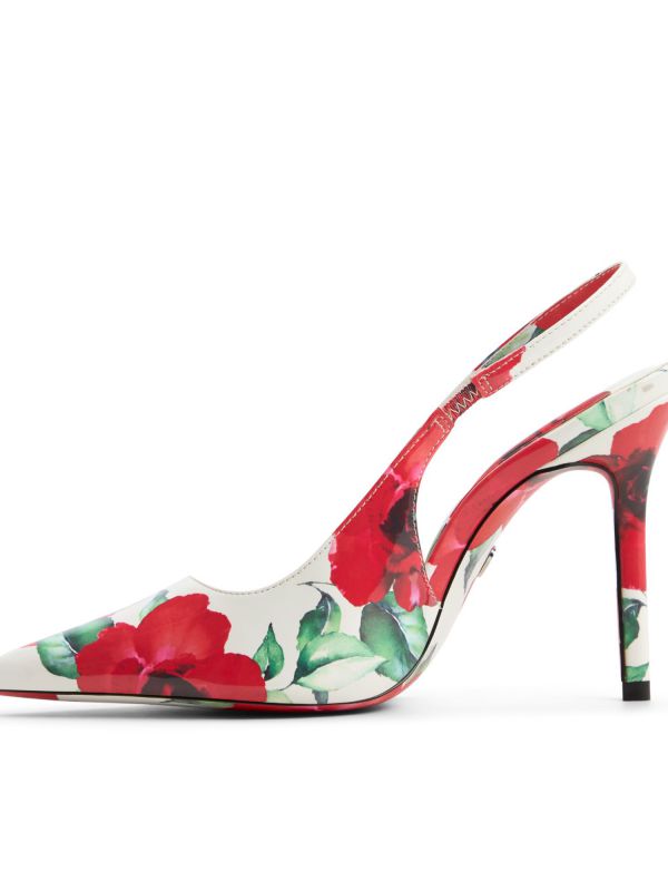 LOVEBLOOM - נעלי עקב דוגמא פרחונית לנשים