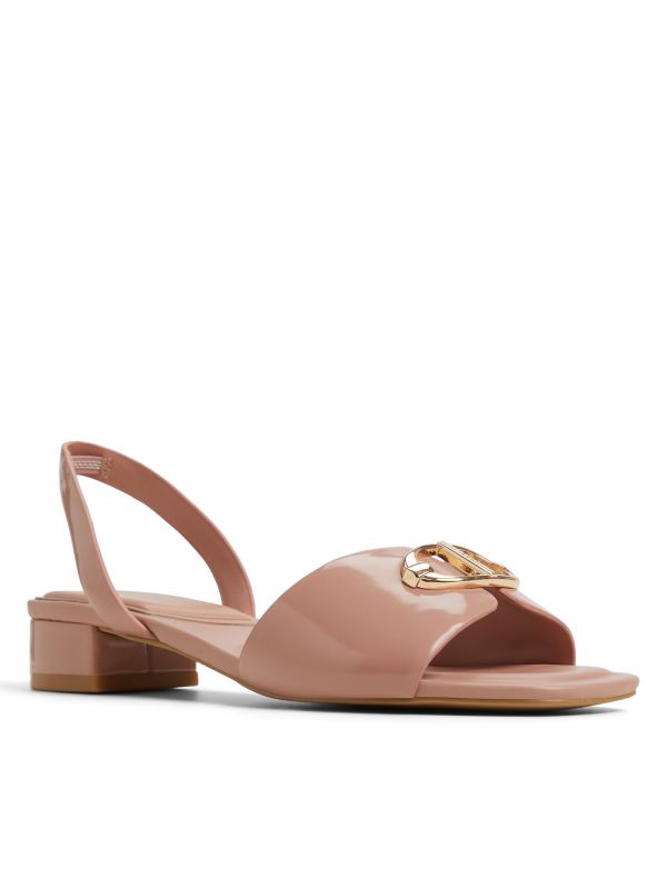 MUFFY - סנדלים עם עקב נמוך ואבזם לנשים