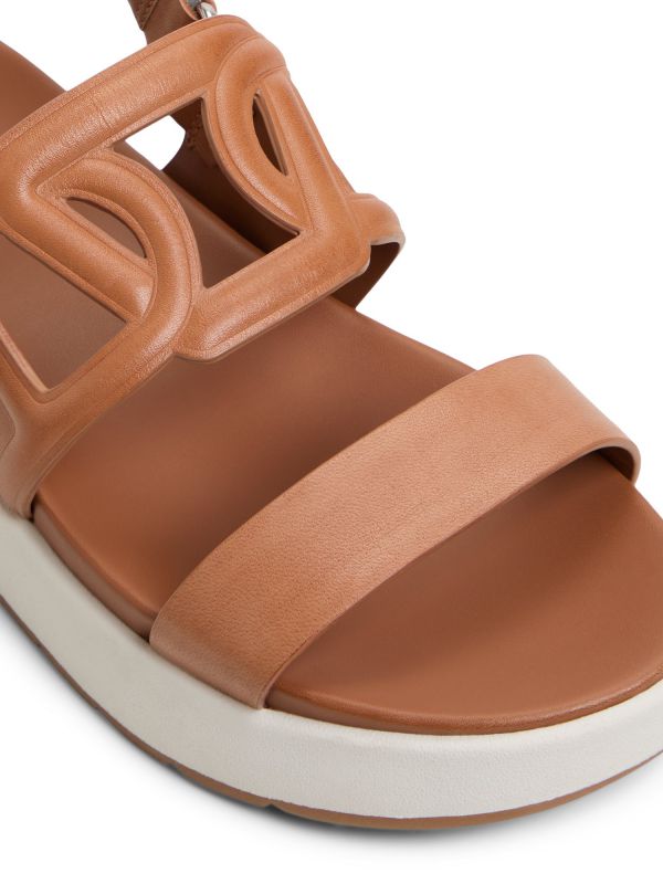 ONUVIA - סנדלי פלטפורמה עם רצועה מחוררת לנשים