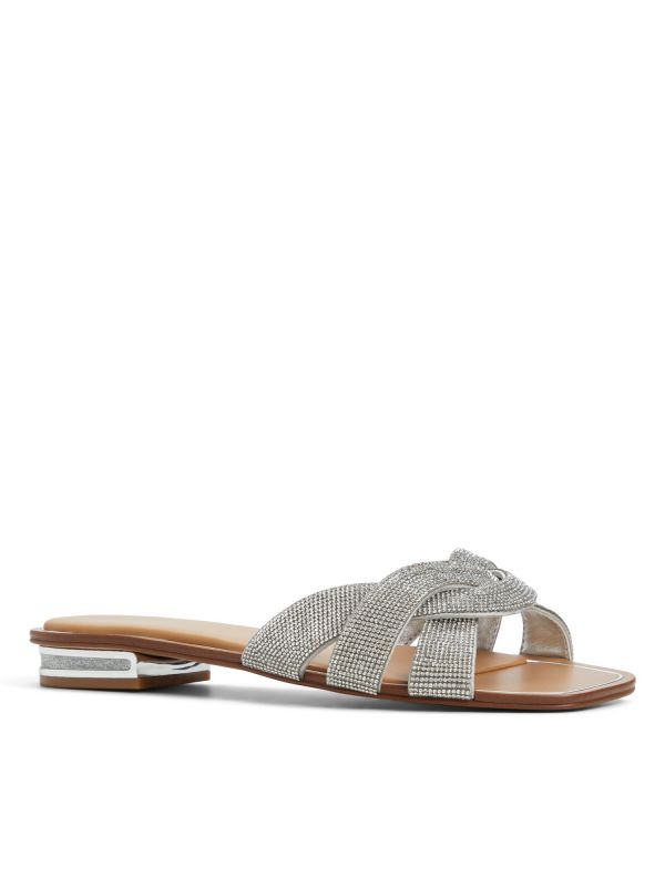 ORMELEY - כפכפים שטוחים עם אבנים לנשים