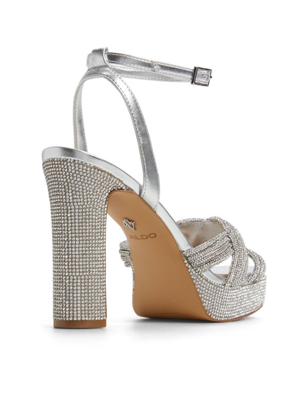 SHIMMA - סנדלי צ’אנקי אלגנטיים עם אבנים לנשים