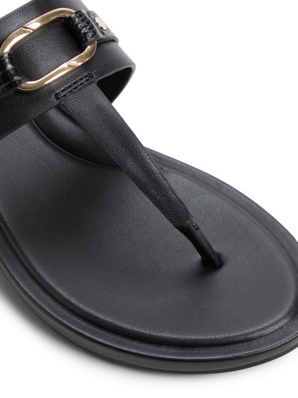 TAYLEN - סנדלי אצבע עם אבזם מוזהב לנשים