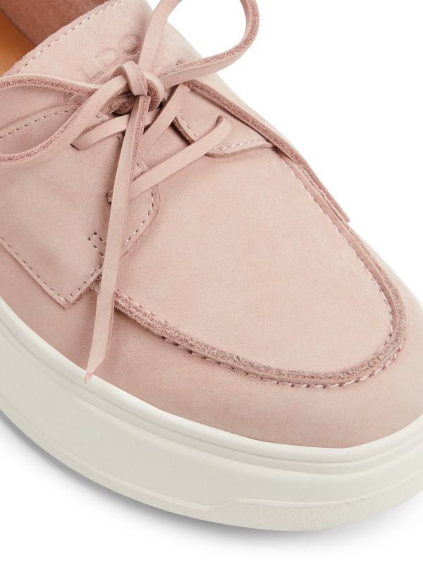 WILDBREEZE - נעלי מוקסין מעור עם דוגמא פרחונית לנשים