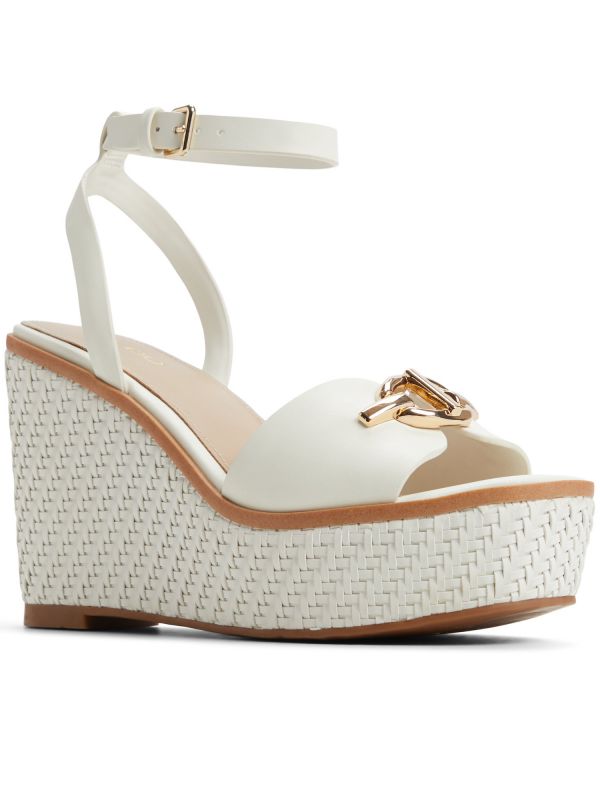 Ybylin - סנדלים קלועים עם עקב רוקי לנשים