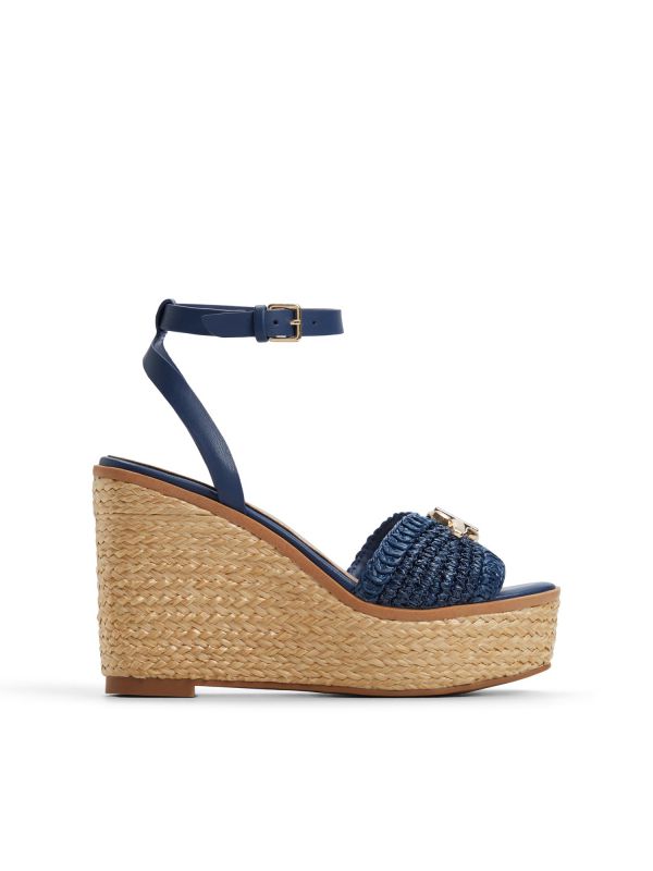 Ybylin - סנדלים קלועים עם עקב רוקי לנשים