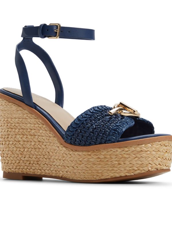 Ybylin - סנדלים קלועים עם עקב רוקי לנשים