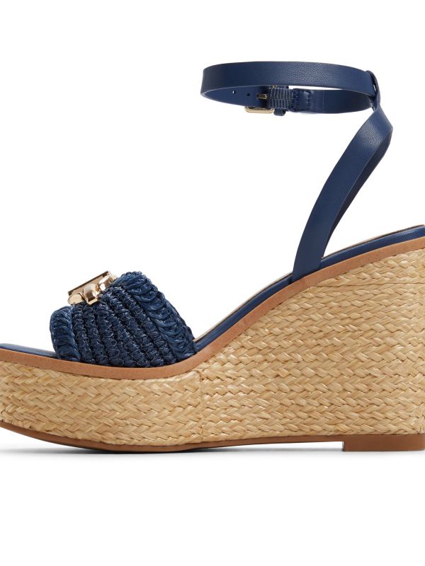 Ybylin - סנדלים קלועים עם עקב רוקי לנשים