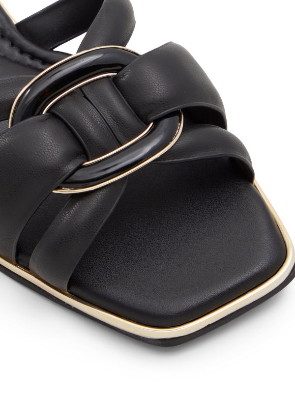 YESENIA - כפכפי נשים שטוחים עם רצועות מוצלבות ואבזם