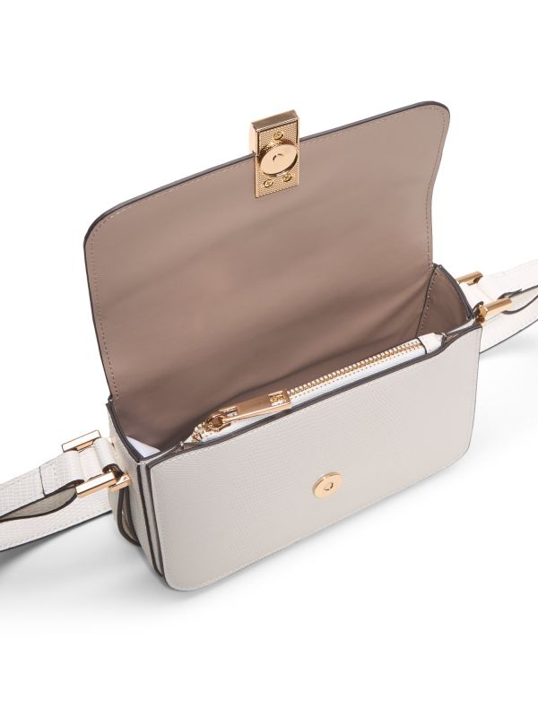 ETEINI - תיק צד קופסא במראה עור לנשים