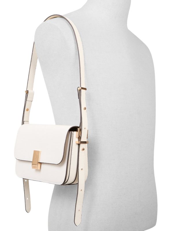 ETEINI - תיק צד קופסא במראה עור לנשים