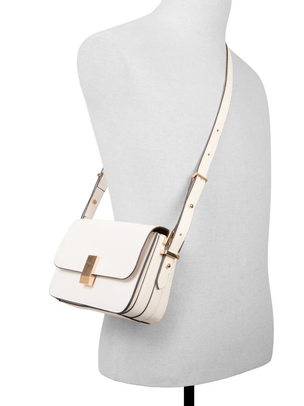 ETEINI - תיק צד קופסא במראה עור לנשים