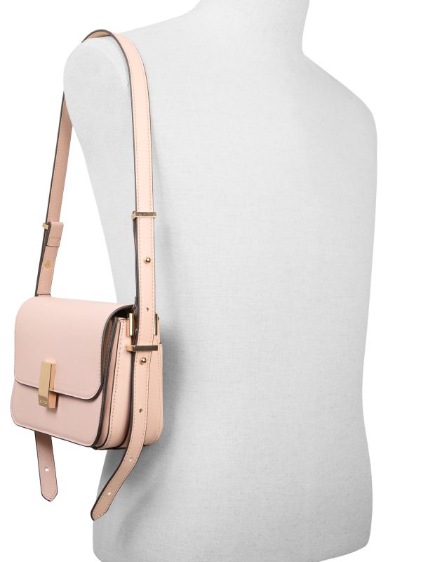 ETEINI - תיק צד קופסא במראה עור לנשים