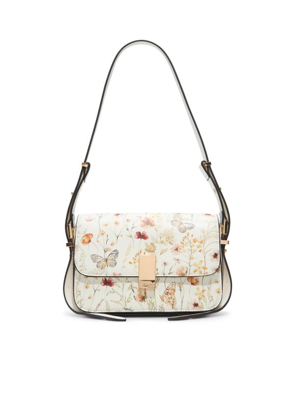 ETEINI - תיק צד קופסא במראה עור לנשים