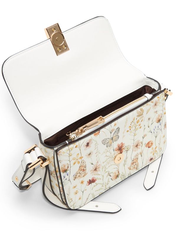 ETEINI - תיק צד קופסא במראה עור לנשים