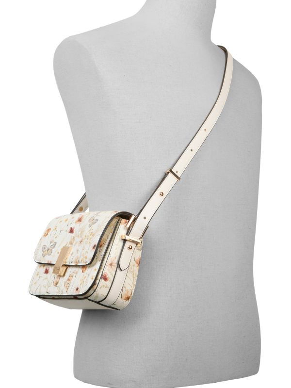 ETEINI - תיק צד קופסא במראה עור לנשים