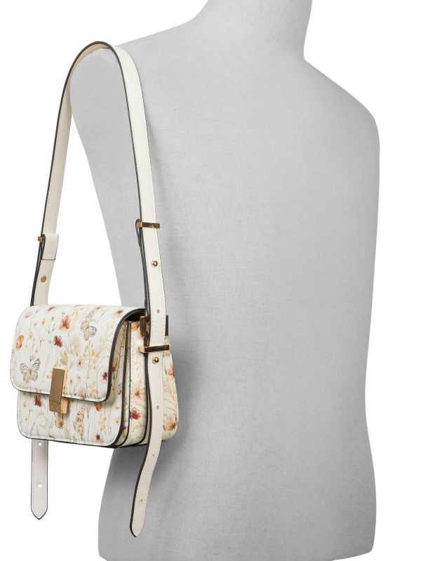 ETEINI - תיק צד קופסא במראה עור לנשים