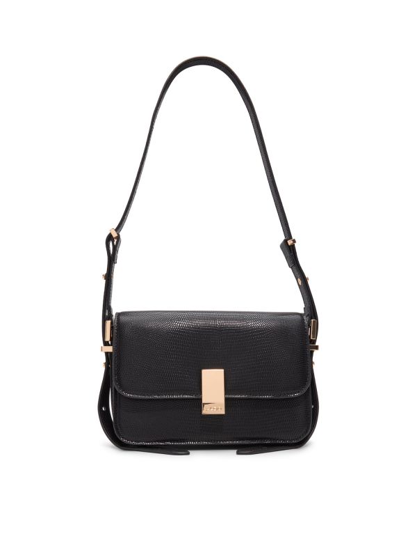 ETEINI - תיק צד קופסא במראה עור לנשים