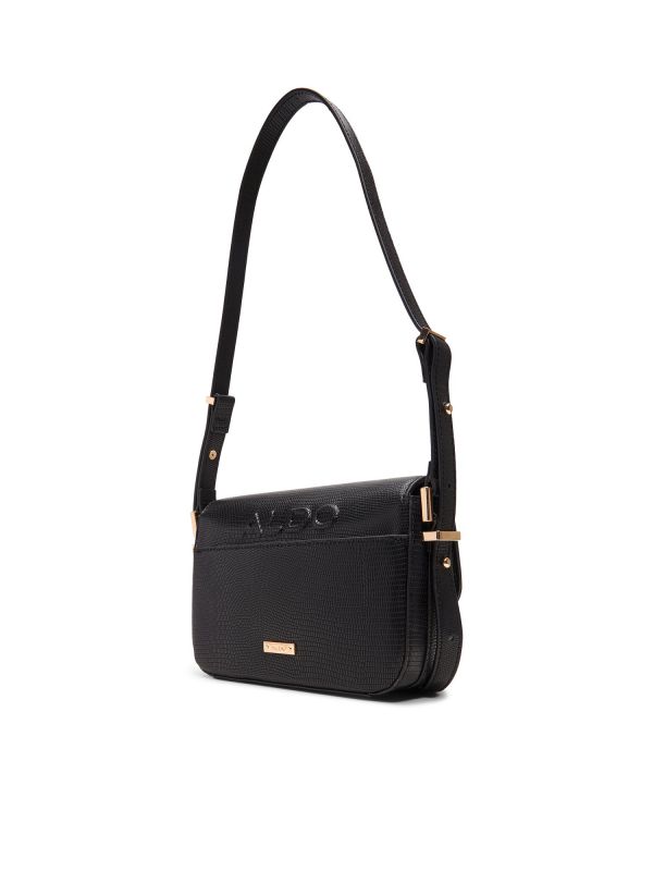 ETEINI - תיק צד קופסא במראה עור לנשים