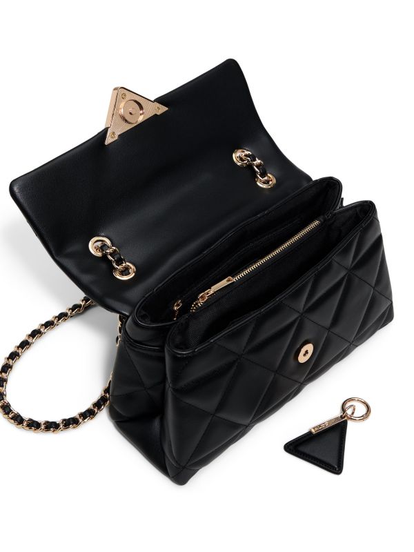 SOFTPUFFQUILT - תיק צד מלבני עם אבזם משולש לנשים