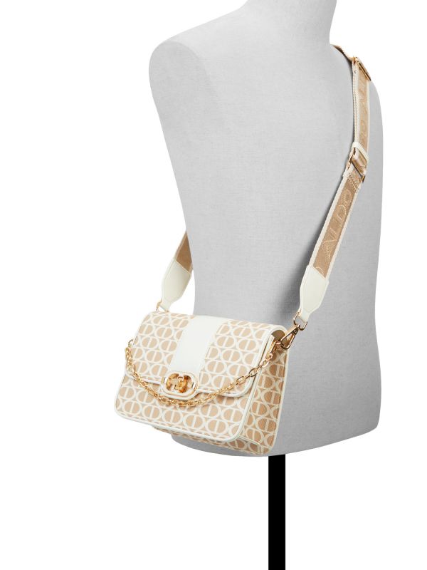 TOULON - תיק צד עם דוגמא גיאומטרית לנשים