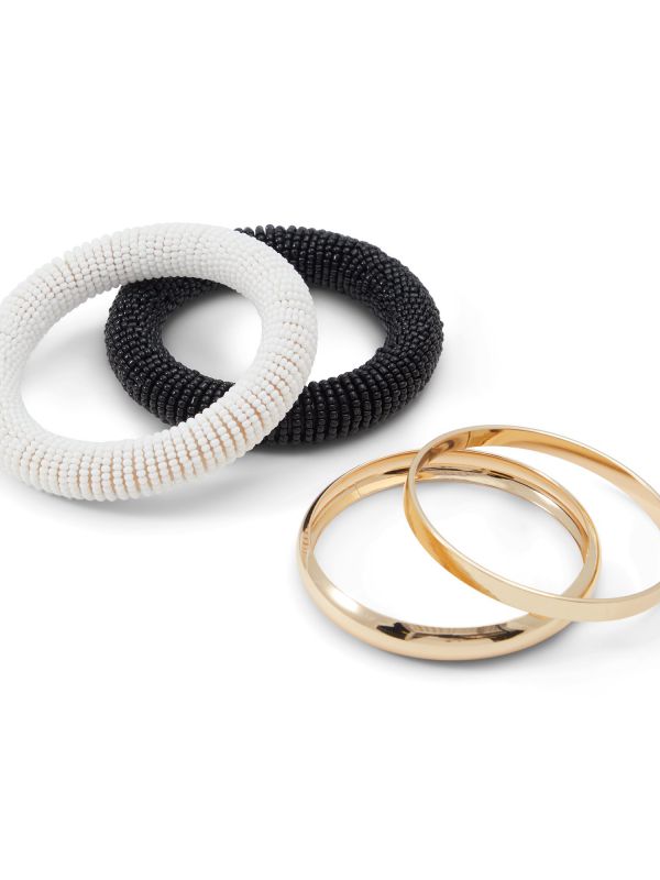 NYDELAMETH - סט צמידים עבים לנשים