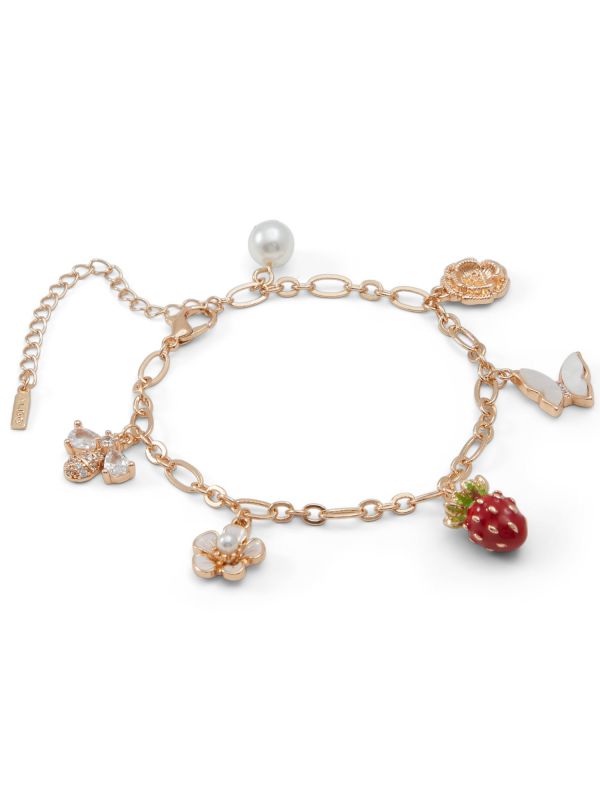 BERRYLOVE - צמיד צ’ארמס מוזהב לנשים