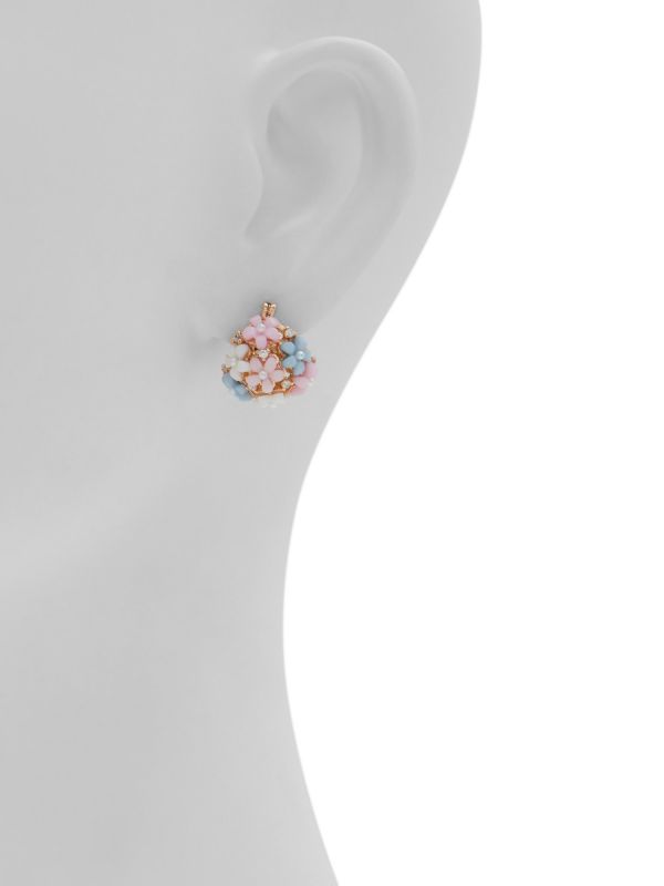 ROHAWIN - עגילי פרחים צבעוניים לנשים