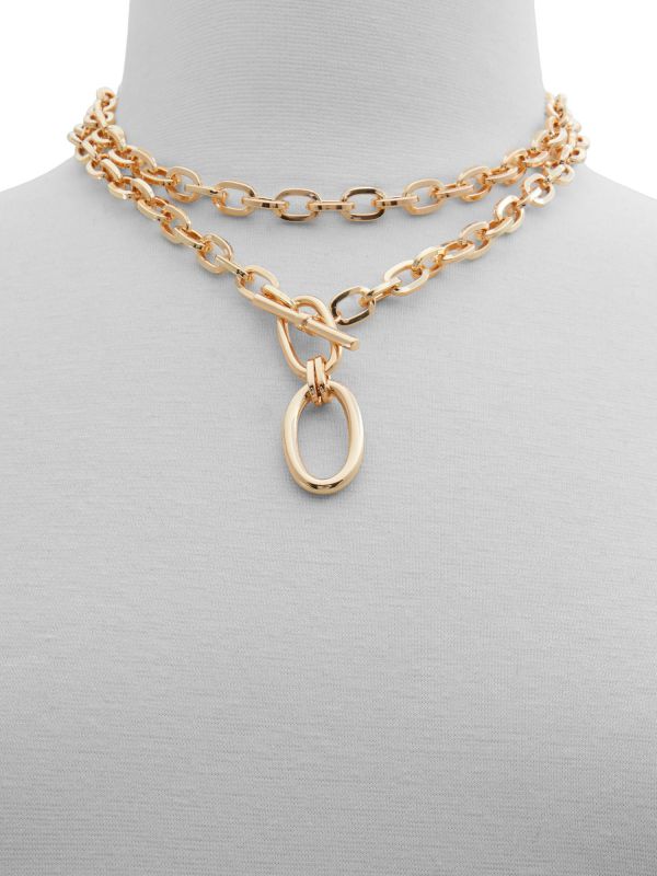 ULARDOTLAN - שרשרת חוליות עבה בזהב לנשים