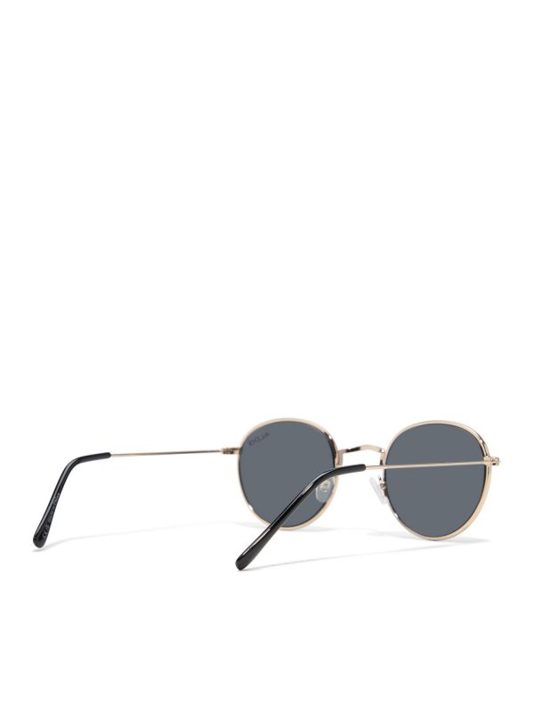 ALBALAENNA - משקפי שמש עגולים לנשים עם מסגרת מוזהבת