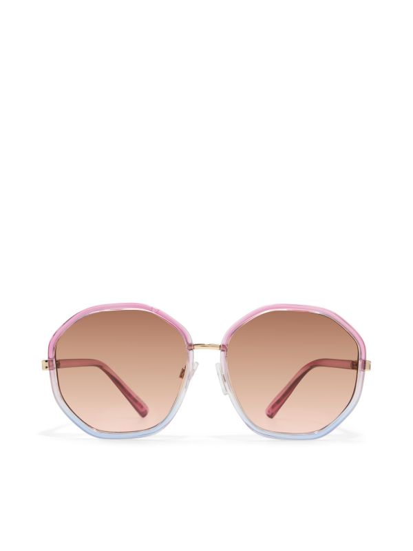 ULAYHAR - משקפי שמש משושים צבעוניים לנשים