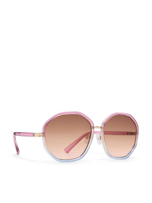 ULAYHAR - משקפי שמש משושים צבעוניים לנשים