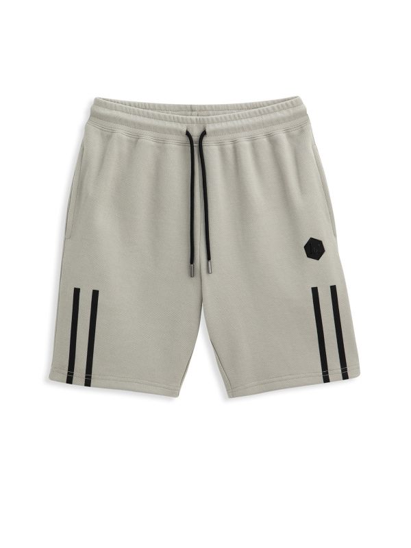 מכנסי ברמודה לילדים עם הדפס פסים