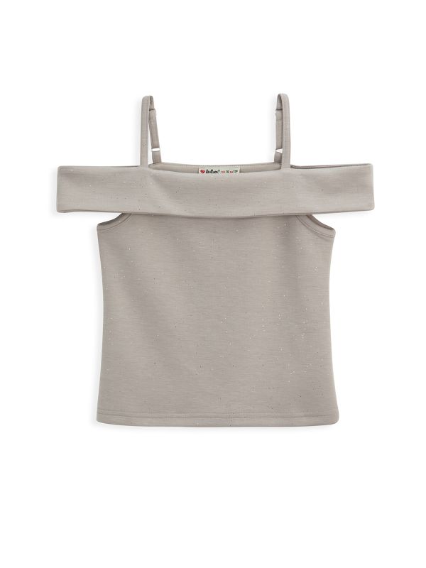 גופיית נצנצים עם כתפיות דקות