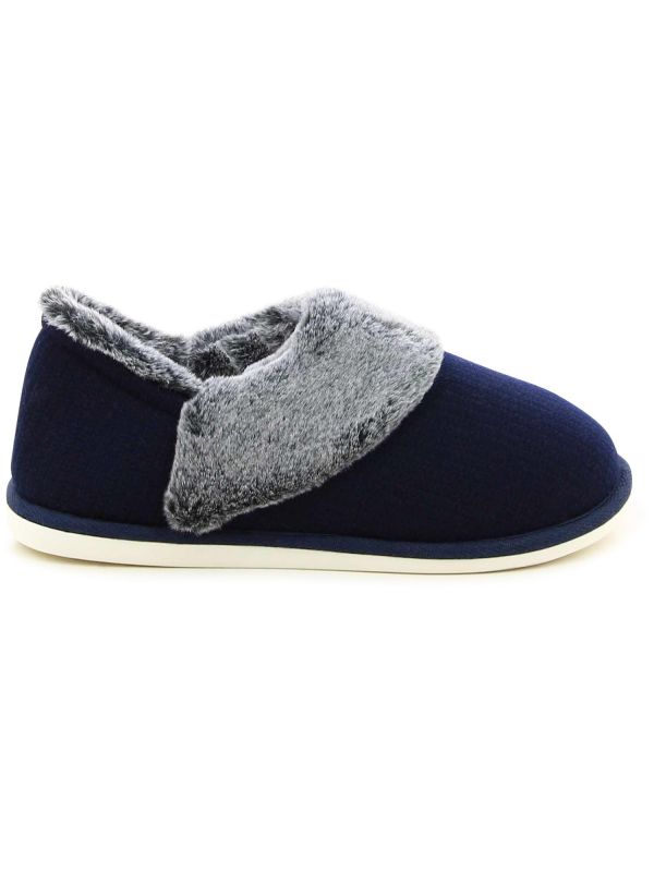 נעלי בית מעוצבות עם פרווה לגברים