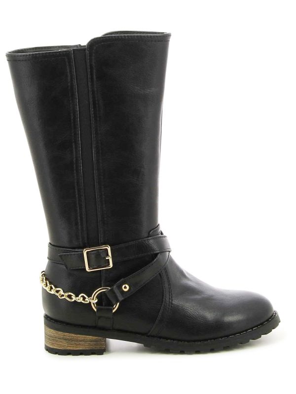 מגפיים עם שרשרת לקישוט